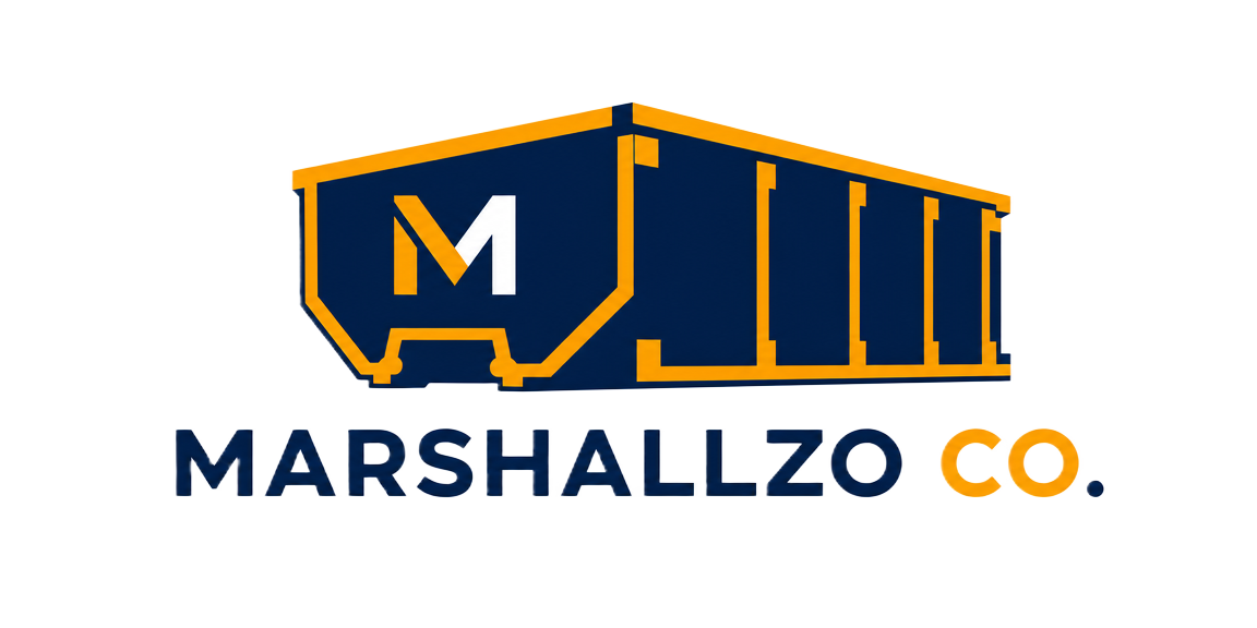 Marshallzo Co. dumpster rental logo